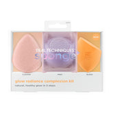Real Techniques RT-4244 Glow Radiance Complexion Kit Cilt Bakım Makyaj Süngeri Seti