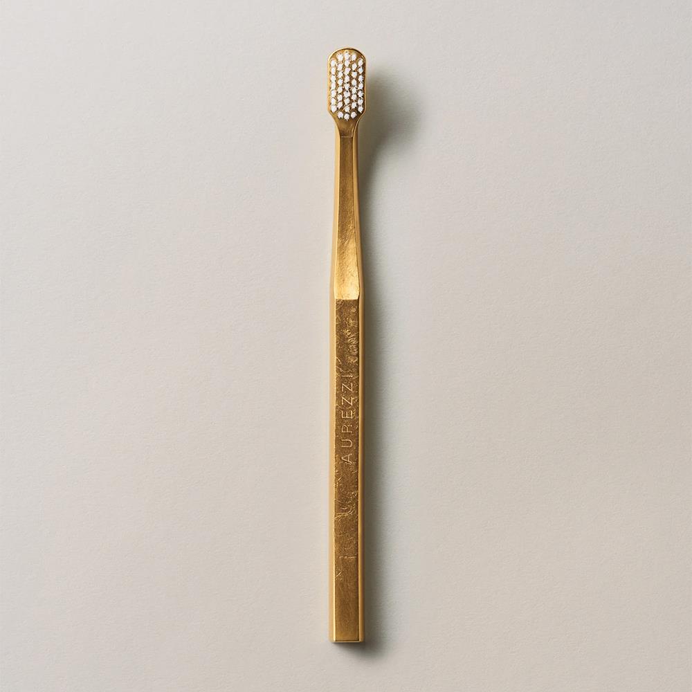 Aurezzi 24K Gold White Beyaz Medium Orta Diş Fırçası