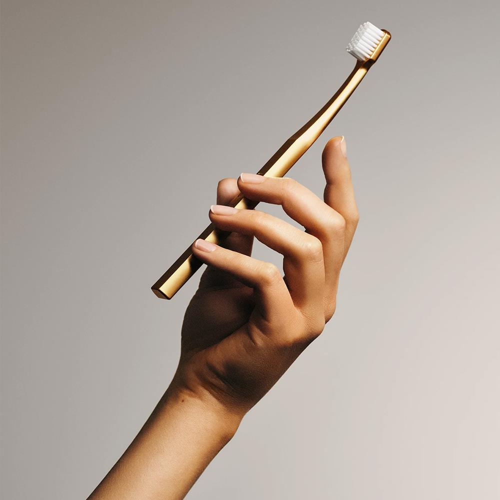Aurezzi 24K Gold White Beyaz Medium Orta Diş Fırçası