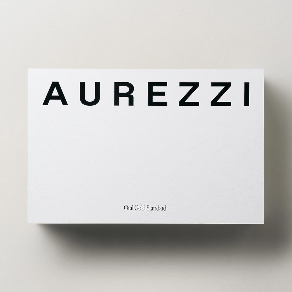 Aurezzi Gift Box Ağız Bakım Suyu 200ML Menthol Gold Diş Macunu 75ML Gold Black Soft Diş Fırçası Gold Tutacak Set