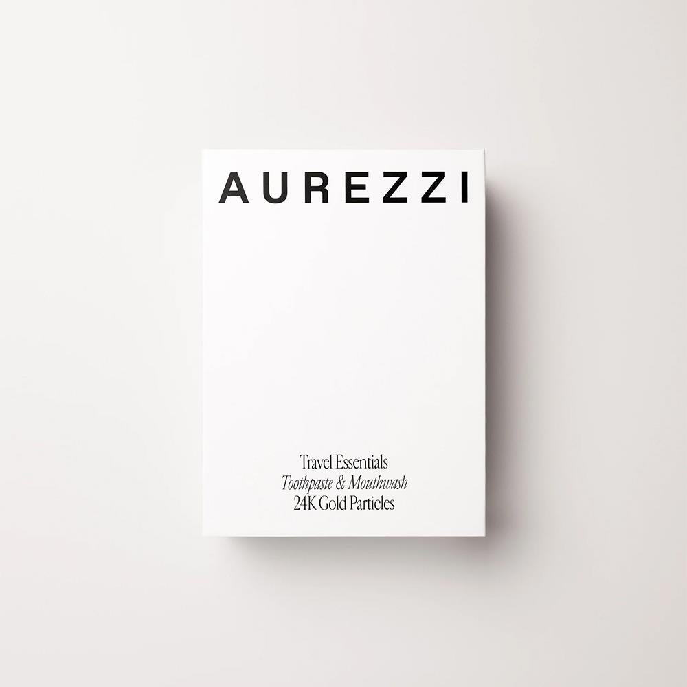 Aurezzi Travel Duo Gold Ağız Bakım Suyu 80ML Menthol Gold Diş Macunu 25ML Travel İkili Set
