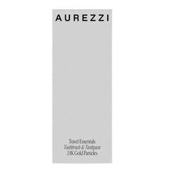 Aurezzi Travel Mini Gold Menthol Gold Diş Macunu 25ML Gold White Soft Diş Fırças İkili Travel Set