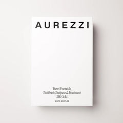 Aurezzi Travel Ağız Bakım Suyu 80ML Menthol Gold Diş Macunu 25ML White Soft Diş Fırçası Üçlü Set