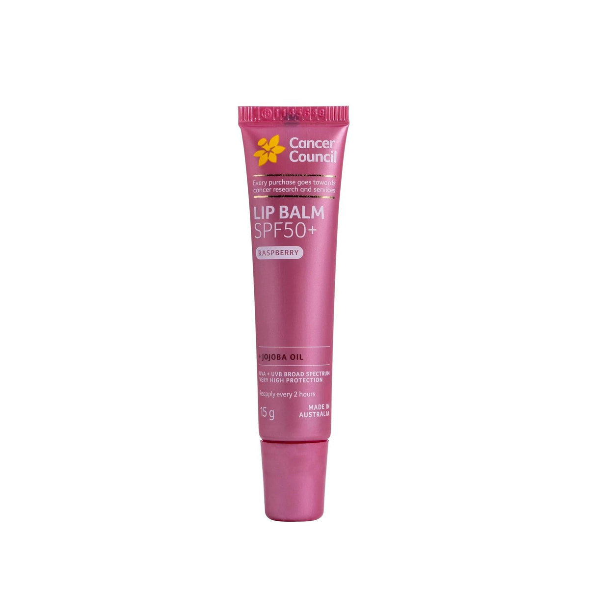 Cancer Council SPF50+ Raspberry Lip Balm Dudak Balmı 15Gr