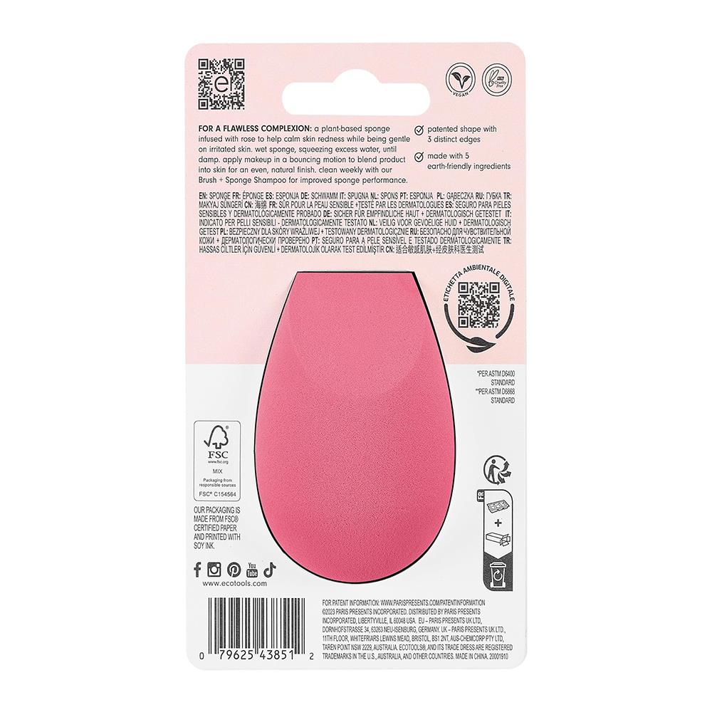 Ecotools EC-0019 Gül Suyu Bioblender Makyaj Süngeri