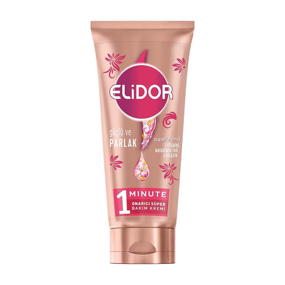 Elidor 1 Minute Güçlü ve Parlak Onarıcı Süper Bakım Saç Kremi 170ML