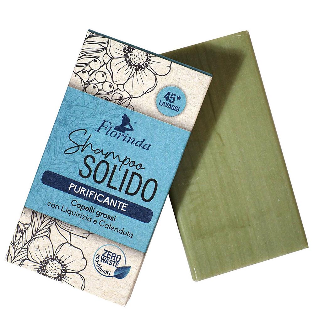 Florinda Purificante Yağlı Saçlar için Arındırıcı Katı Şampuan 75Gr