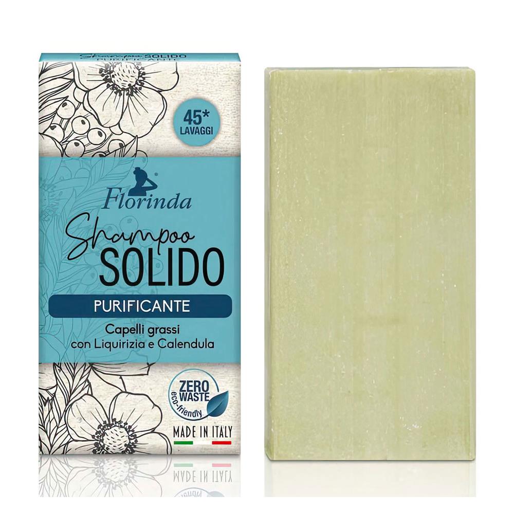 Florinda Purificante Yağlı Saçlar için Arındırıcı Katı Şampuan 75Gr