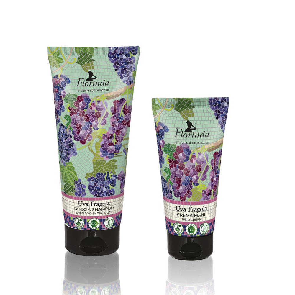 Florinda Uva Fragola Şampuan Duş Jeli 200ML ve Uva Fragola El Kremi 75ML Set