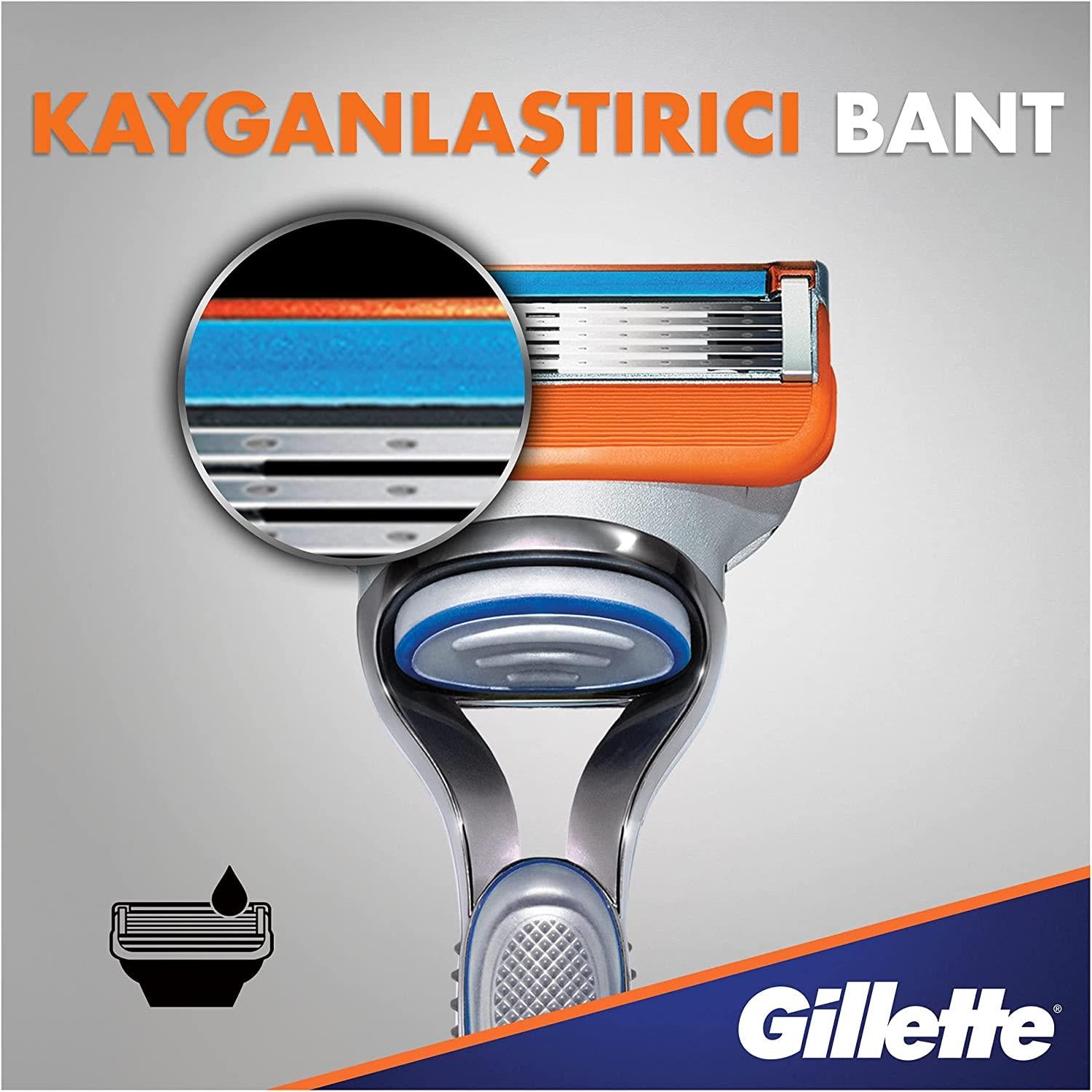 Gillette Fusion Tıraş Makinesi + 2 Yedek Tıraş Bıçağı