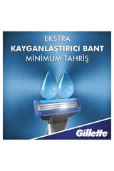 Gillette Mach3 Turbo Tıraş Makinesi + 5 Yedek Bıçak Hediyeli Tıraş Bıçağı Milli Takım