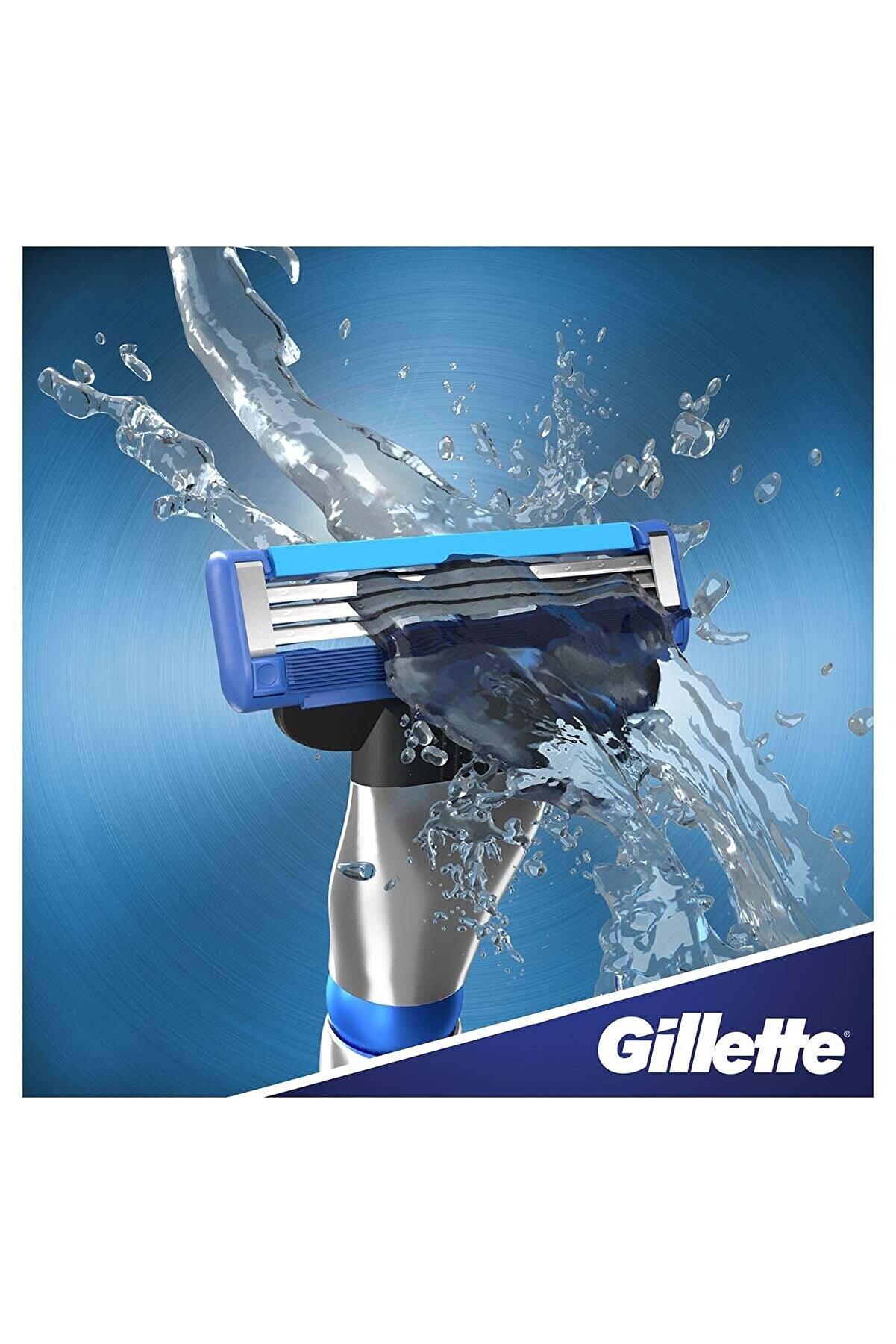 Gillette Mach3 Turbo Tıraş Makinesi + 5 Yedek Bıçak Hediyeli Tıraş Bıçağı Milli Takım