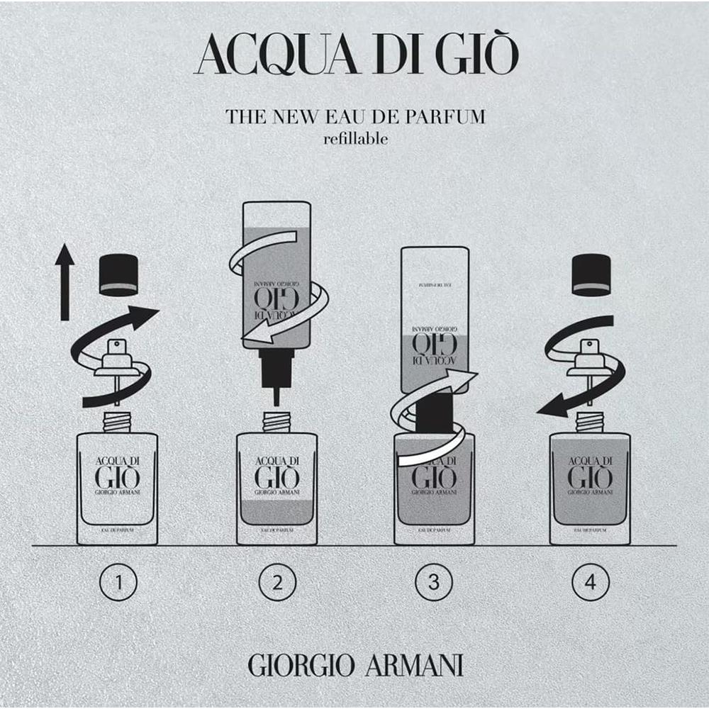 Giorgio Armani Acqua Di Gio Homme EDP Recharge Refill Erkek Parfümü 150ML