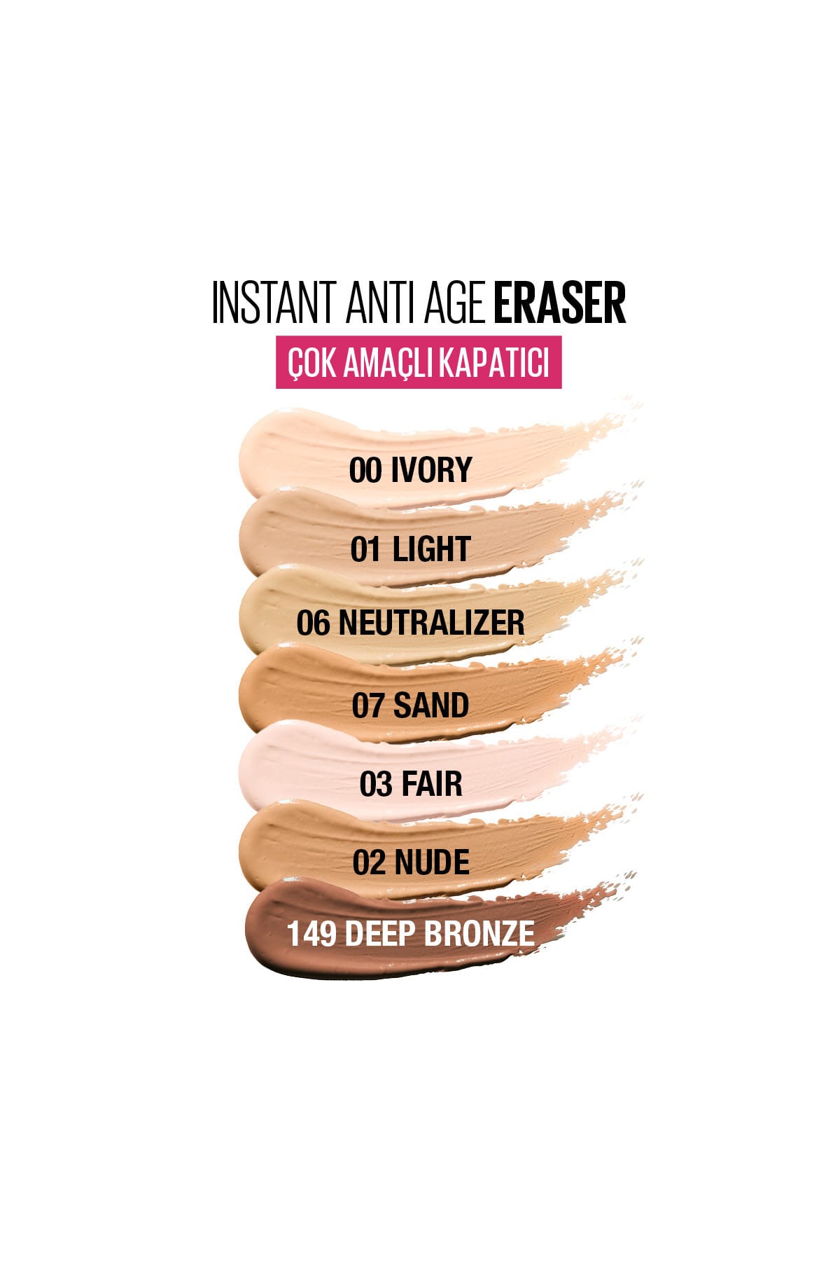 Maybelline New York Instant Anti Age Eraser Kapatıcı 03 Fair