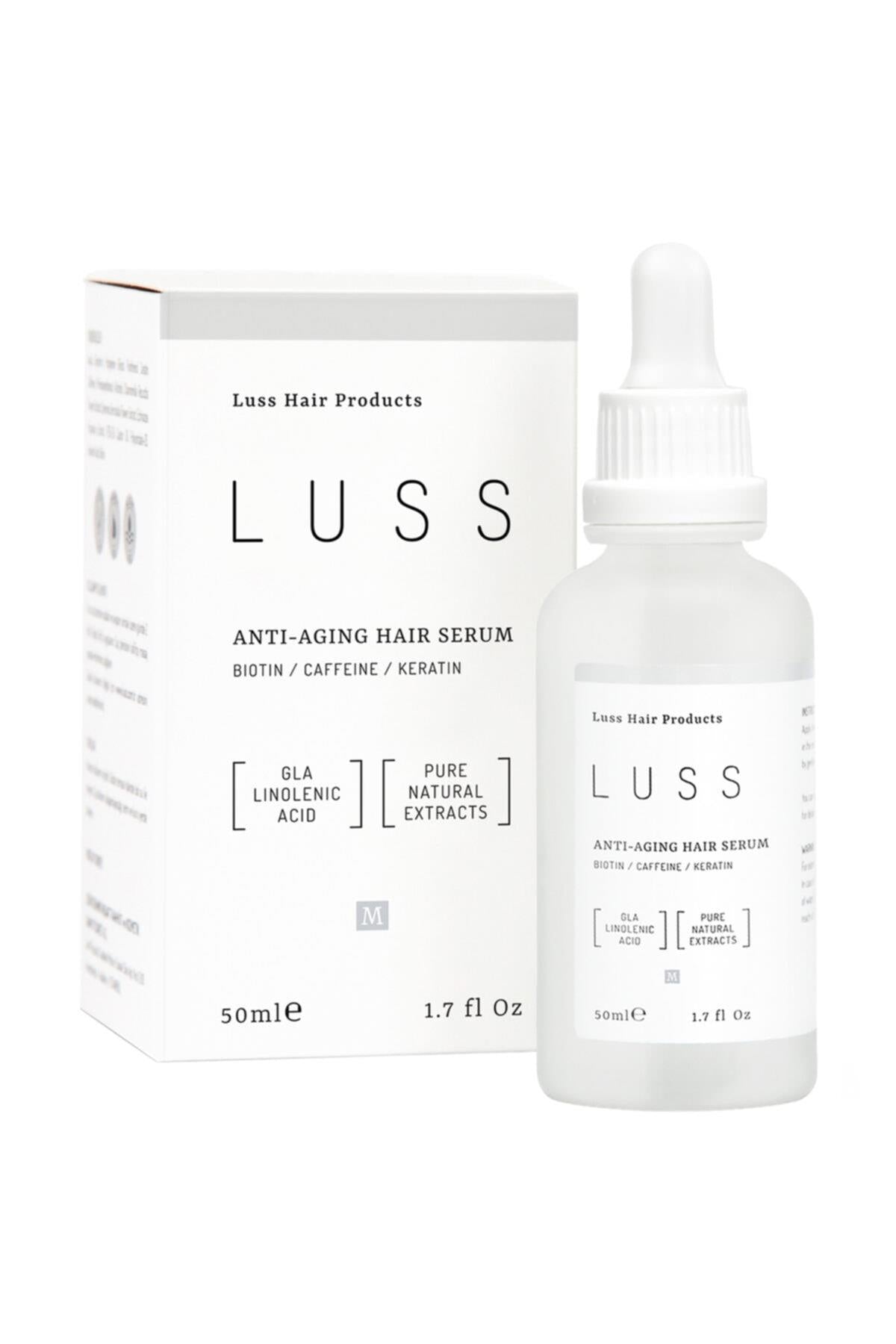 LUSS - Erkek Anti Aging Hair Serum - Saç Yoğunlaştırıcı , Anti Aging , Dökülme Karşıtı 50004 -275ml