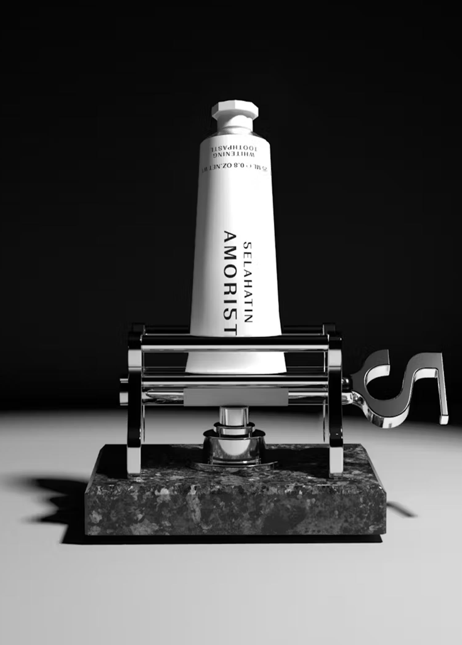 Selahatin Mermer Diş Macunu Sıkacağı (Marble Toothpaste Squeezer)