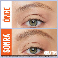 Maybelline Kaş Kalemi Tattoo Brow Lift Stick 03 Medium Brown