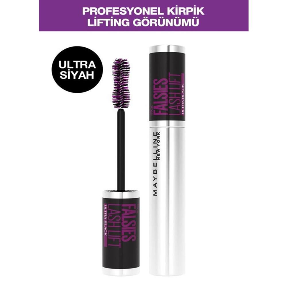 Maybelline New York Falsies Lash Lift Ultra Siyah Maskara