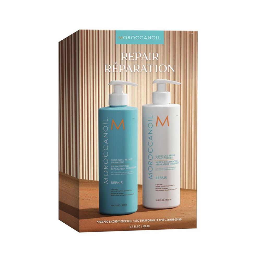 Moroccanoil Duo Repair Kit Repair Şampuan 500ML ve Saç Kremi 500ML 2li Set