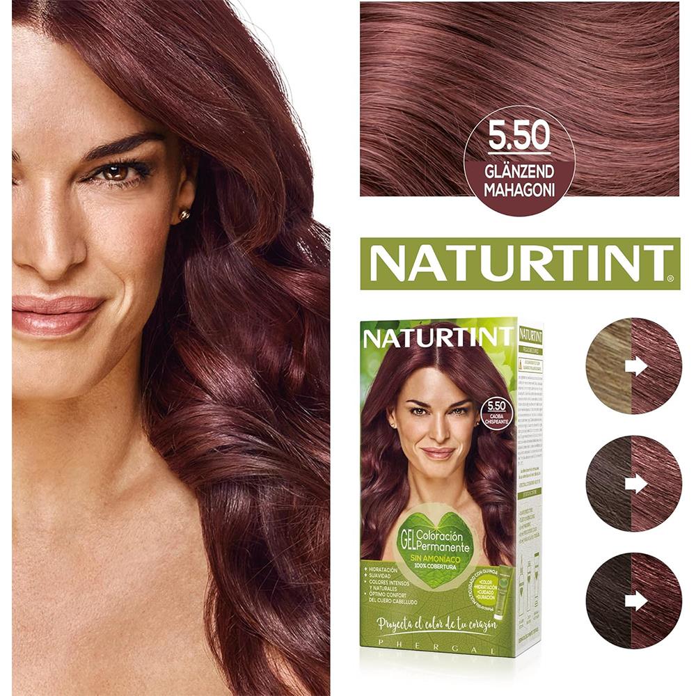 Naturtint 5.50 Işıltılı Maun Doğal Saç Boyası 170ML
