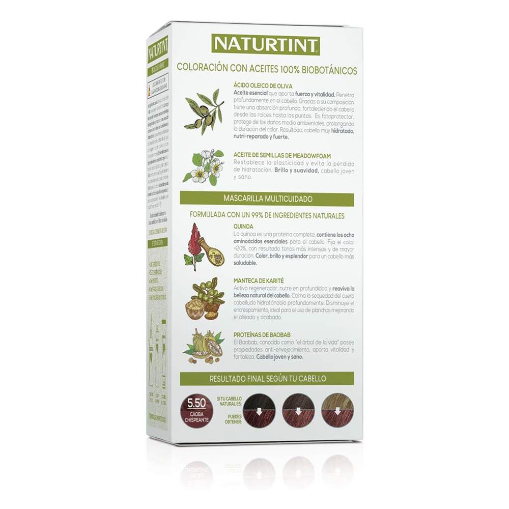 Naturtint 5.50 Işıltılı Maun Doğal Saç Boyası 170ML