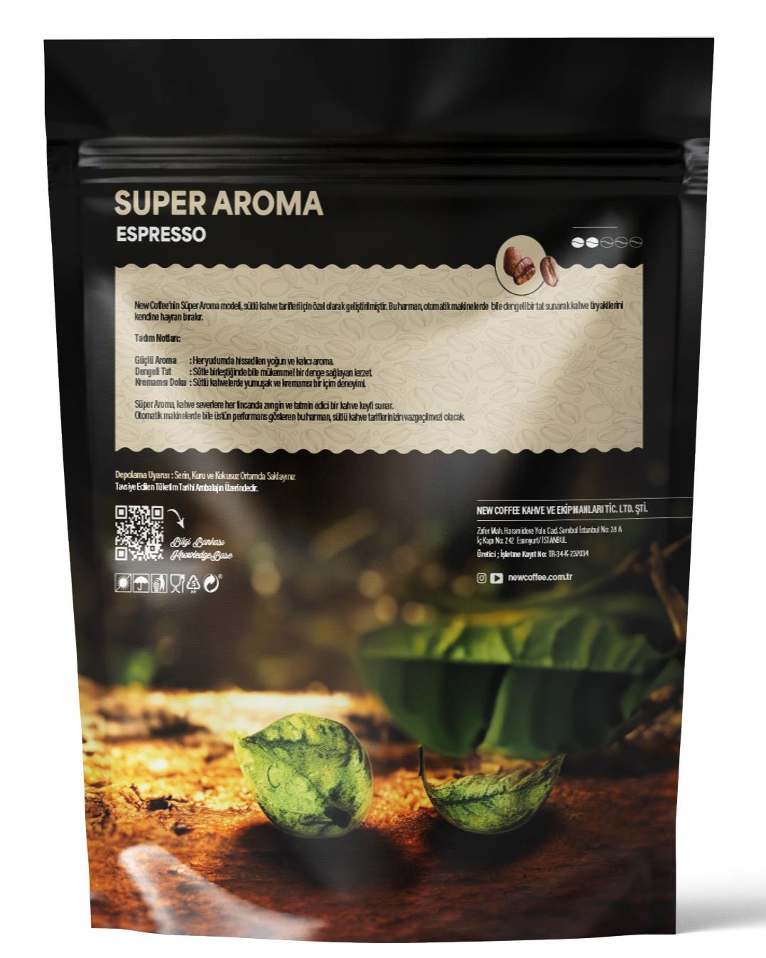 New Coffee SA1000GR Super Aroma 1000gr Espresso Çekirdek Kahve