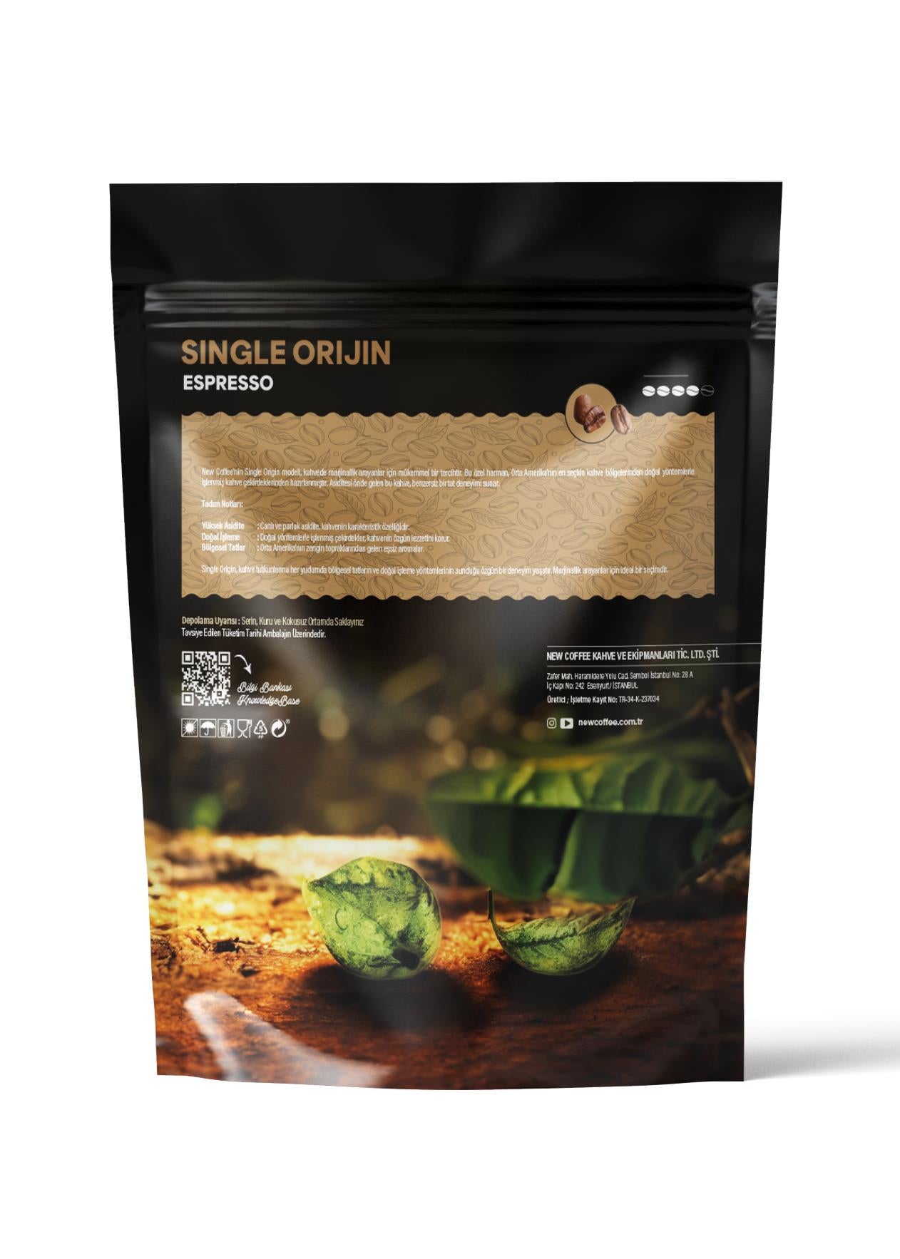 New Coffee SO1000GR Single Orijin 1000gr Espresso Çekirdek Kahve