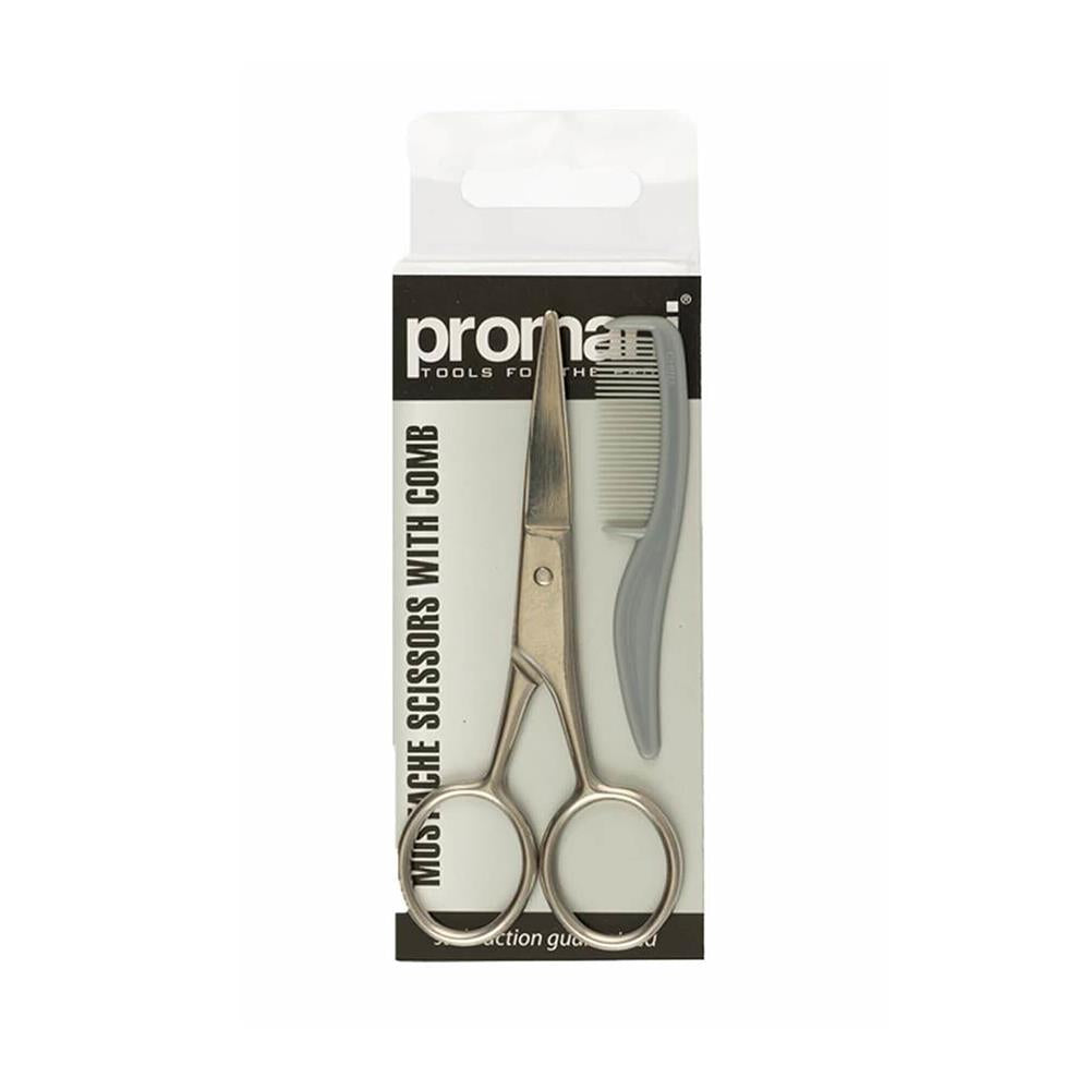 Promani PR-741 Bıyık Makası ve Tarak