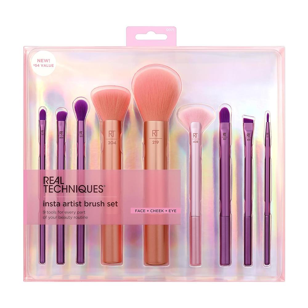 Real Techniques RT-0071 Insta Artist Brush Set Yüz Yanak ve Göz Makyaj Fırça Seti
