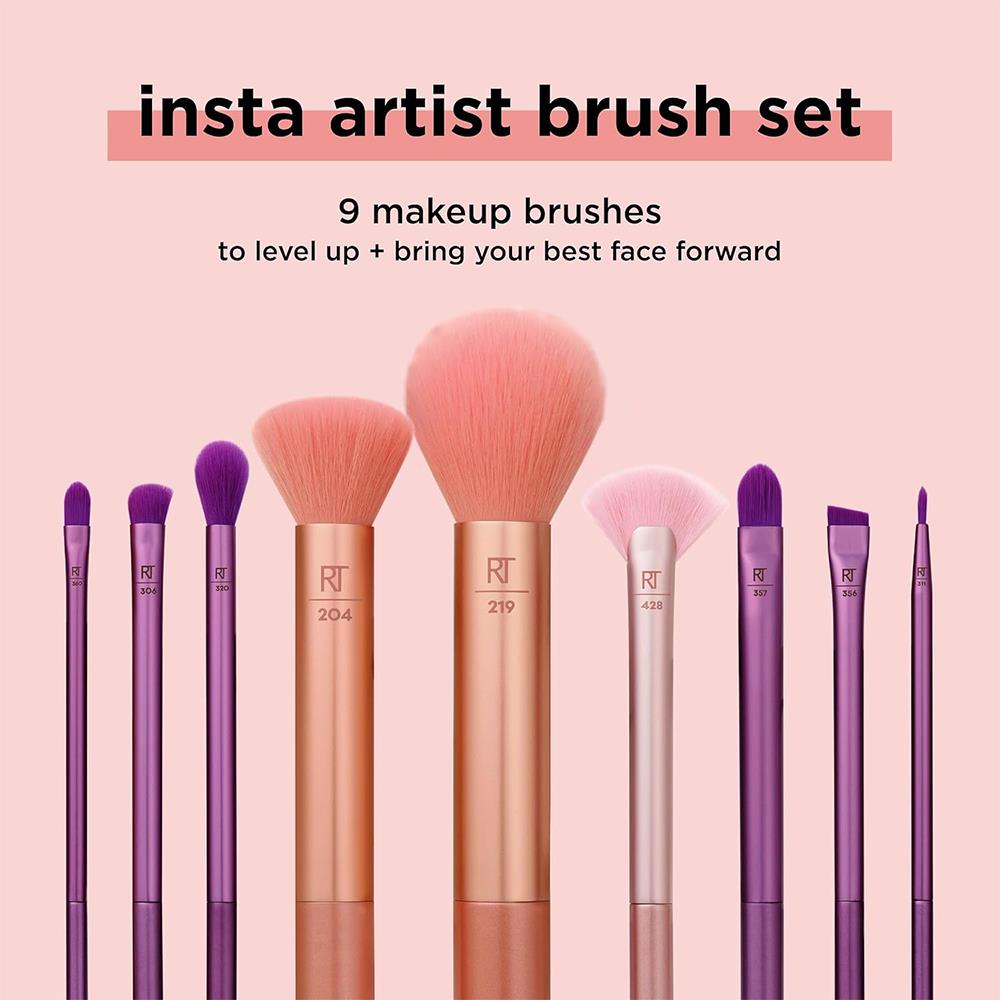 Real Techniques RT-0071 Insta Artist Brush Set Yüz Yanak ve Göz Makyaj Fırça Seti