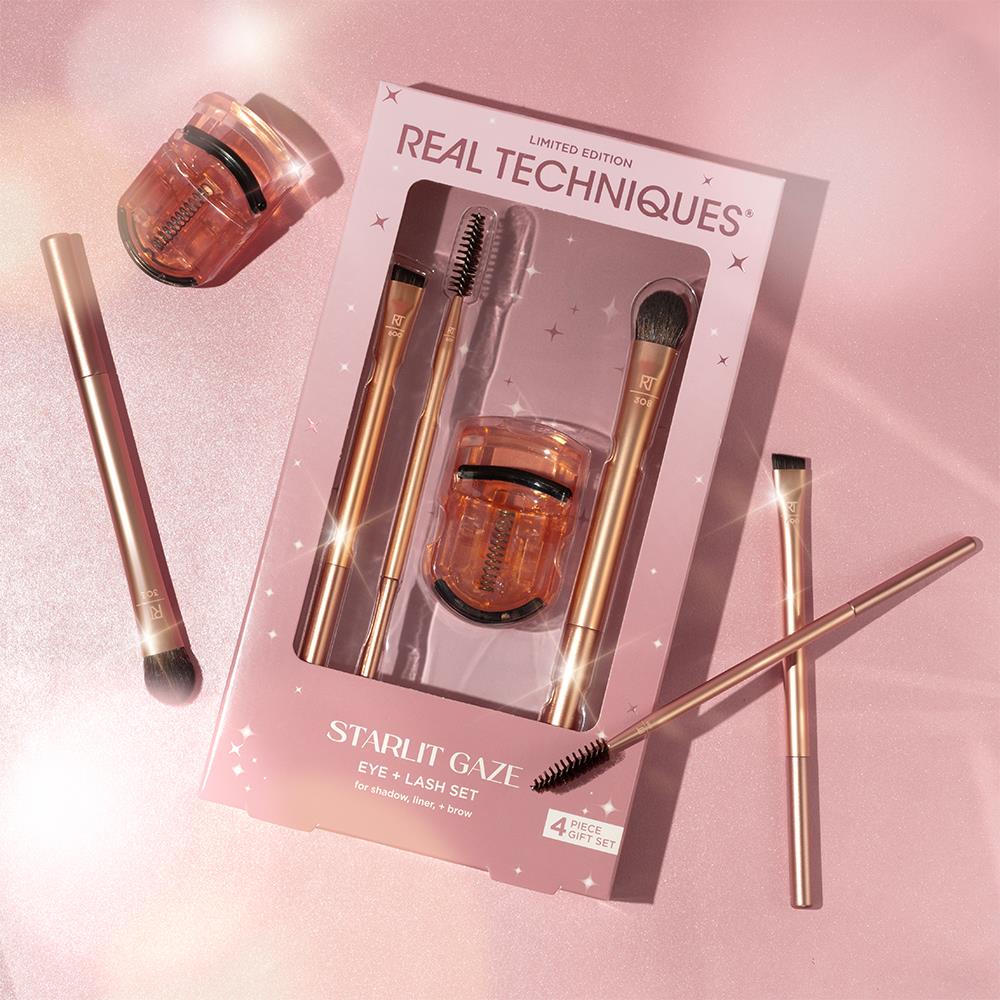 Real Techniques RT-7210 Starlit Gaze Eye and Lash Limited Edition Göz ve Kirpik Makyaj Fırça Seti