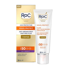 Roc Soleil-Protect Anti-Brown Spot Unifying Fluid Tinted Leke Karşıtı ve Ton Eşitleyici Yüz Güneş Kremi 50ML