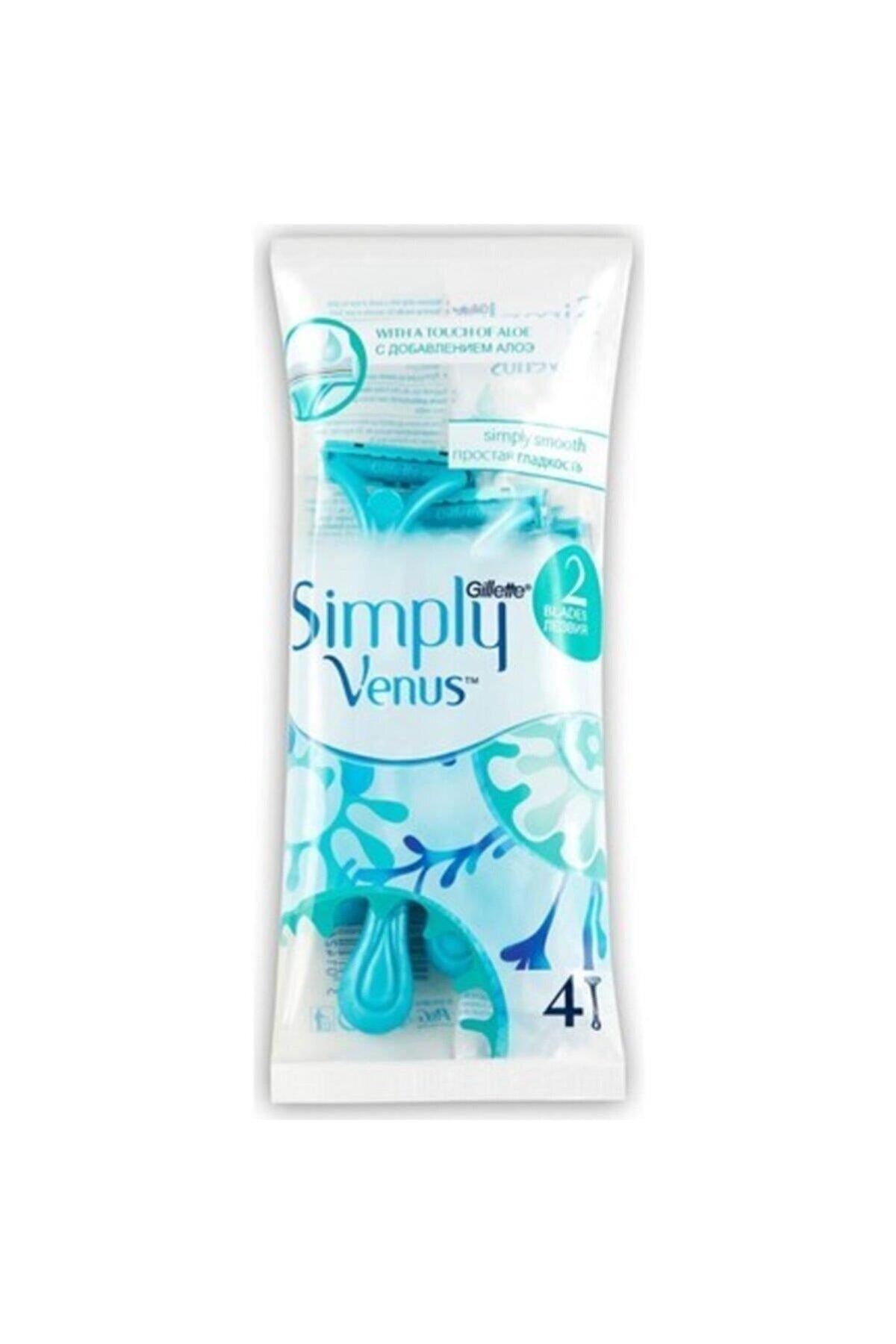 Venüs Gilette 2 Bıçaklı Kadın Tıraş Bıçağı 4'lü