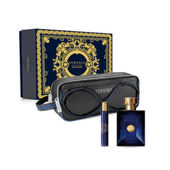 Versace Dylan Blue Erkek Parfüm EDT 100ML  EDT 10ML Çanta Hediye Seti