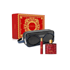 Versace Eros Flame Erkek Parfüm EDP 100ML  EDP 10ML Çanta Hediye Seti